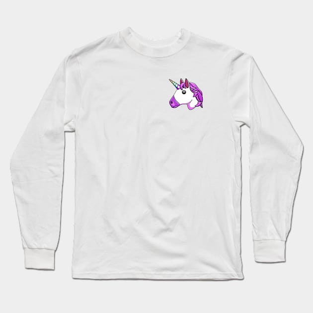 Unicorn Long Sleeve T-Shirt by Nerdpins